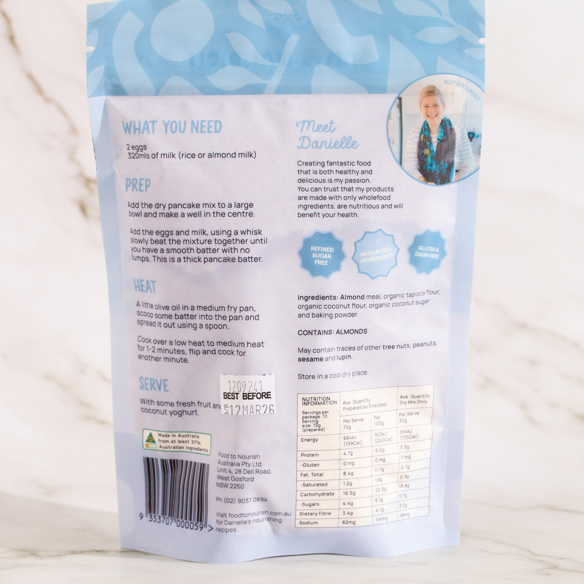 Fluffy Pancake Mix - Food to Nourish